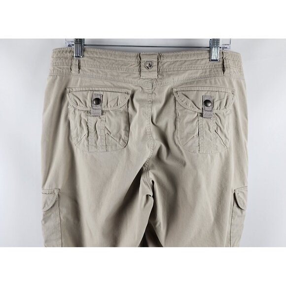 KUHL Pants Womens 14 Reg Beige Splash Roll Up Cargo Pants (36x31) 6065 - Picture 10 of 12